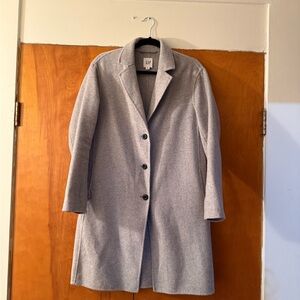GAP Women's Light Gray Trench Coat